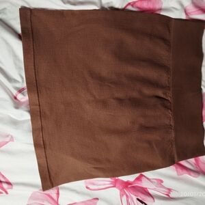 Brown Mini Skirt